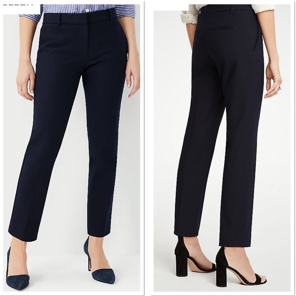 Ann Taylor black Eva ankle pants 12